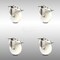 Service Caster 4 Inch 316SS Nylon Wheel Swivel Top Plate Caster Set Total Lock Brake SCC SCC-SS316TTL20S414-NYS-4 - alternate 1